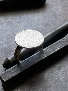 1959 Australian Three pence coin~ Ring