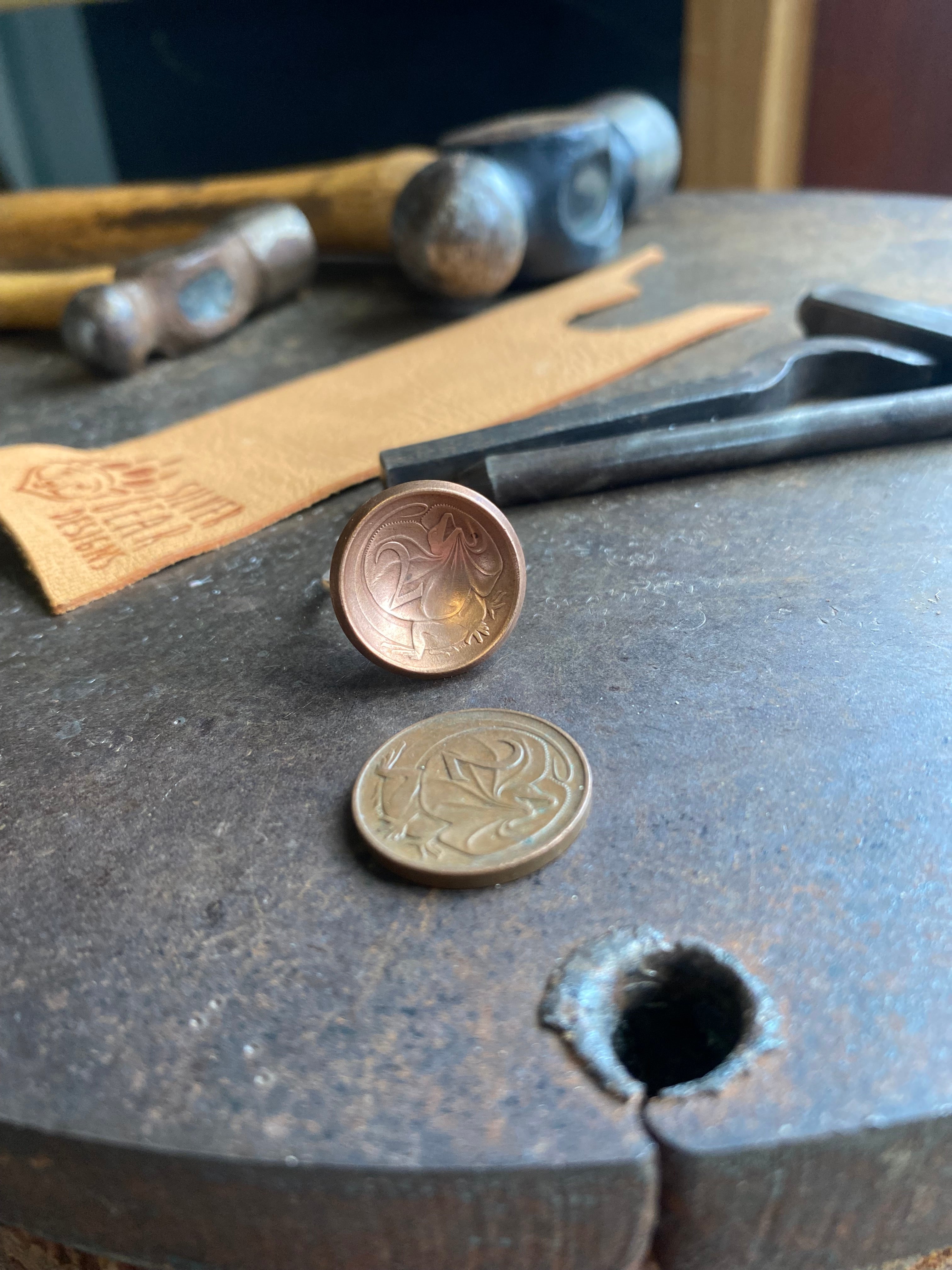 1982 Australian 2c coin~ Ring