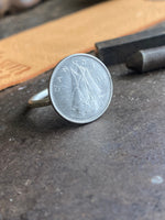 Load image into Gallery viewer, 1973 Canadian 10c coin~ Ring
