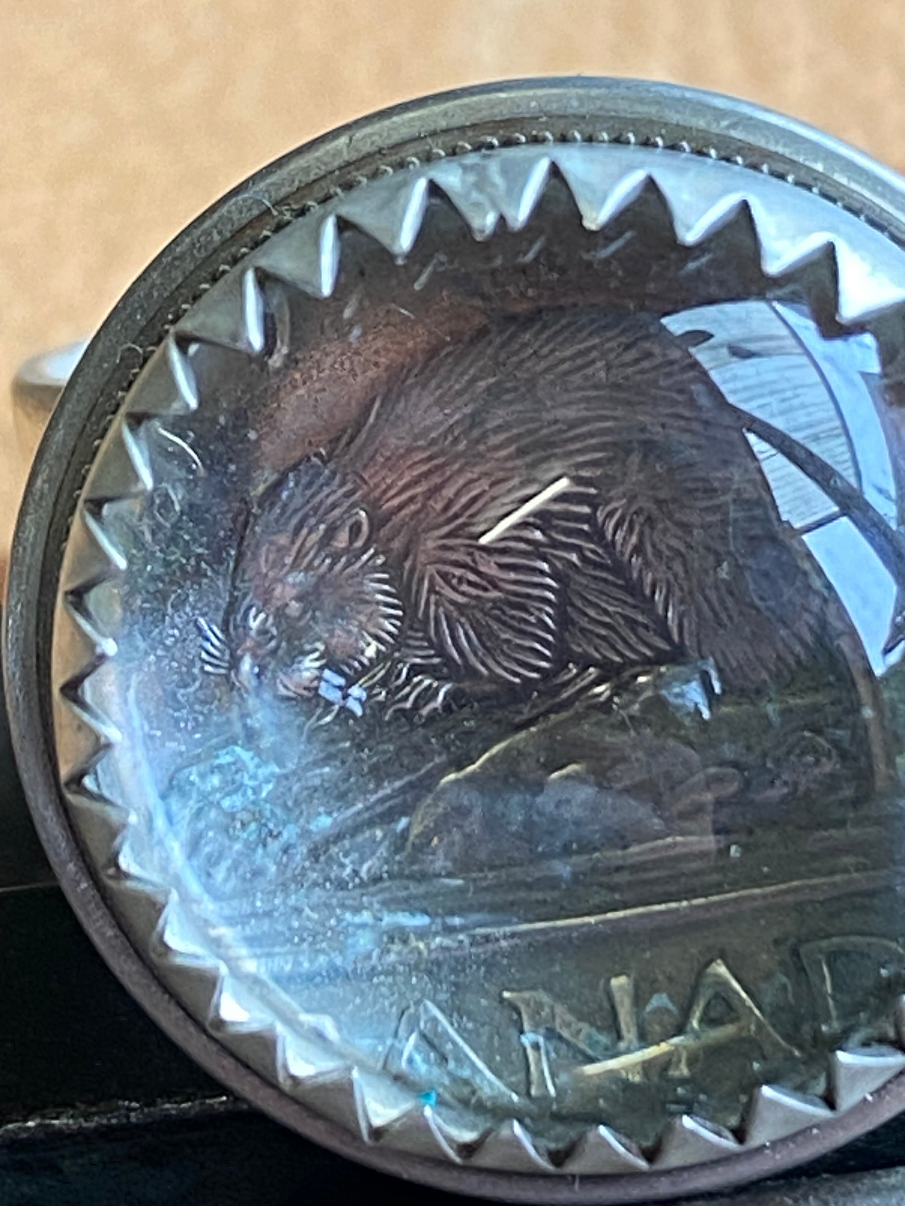 1999 Canadian 5c coin~ Ring