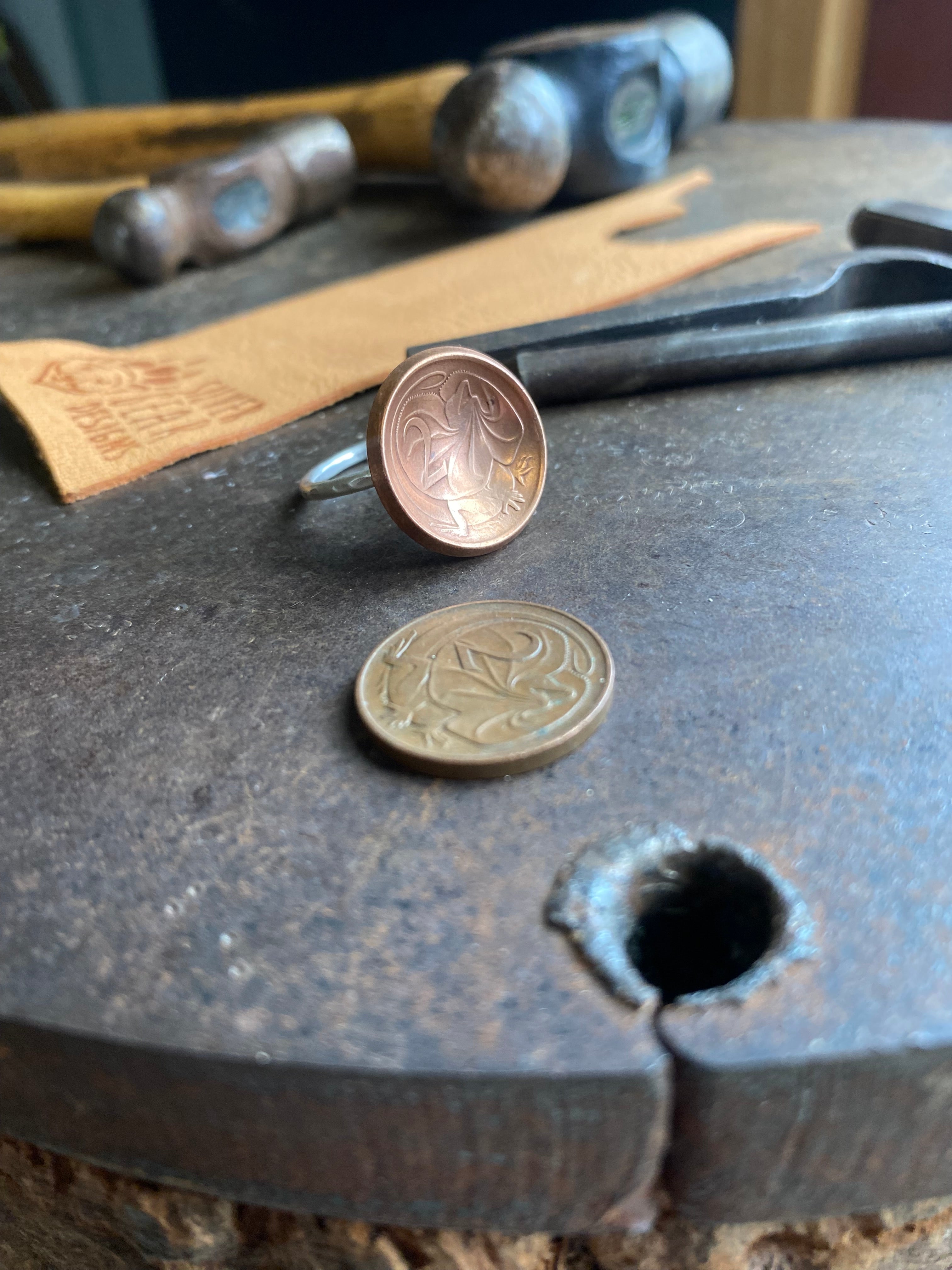 1982 Australian 2c coin~ Ring