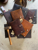 Load image into Gallery viewer, A5 Embossed Leather Journal
