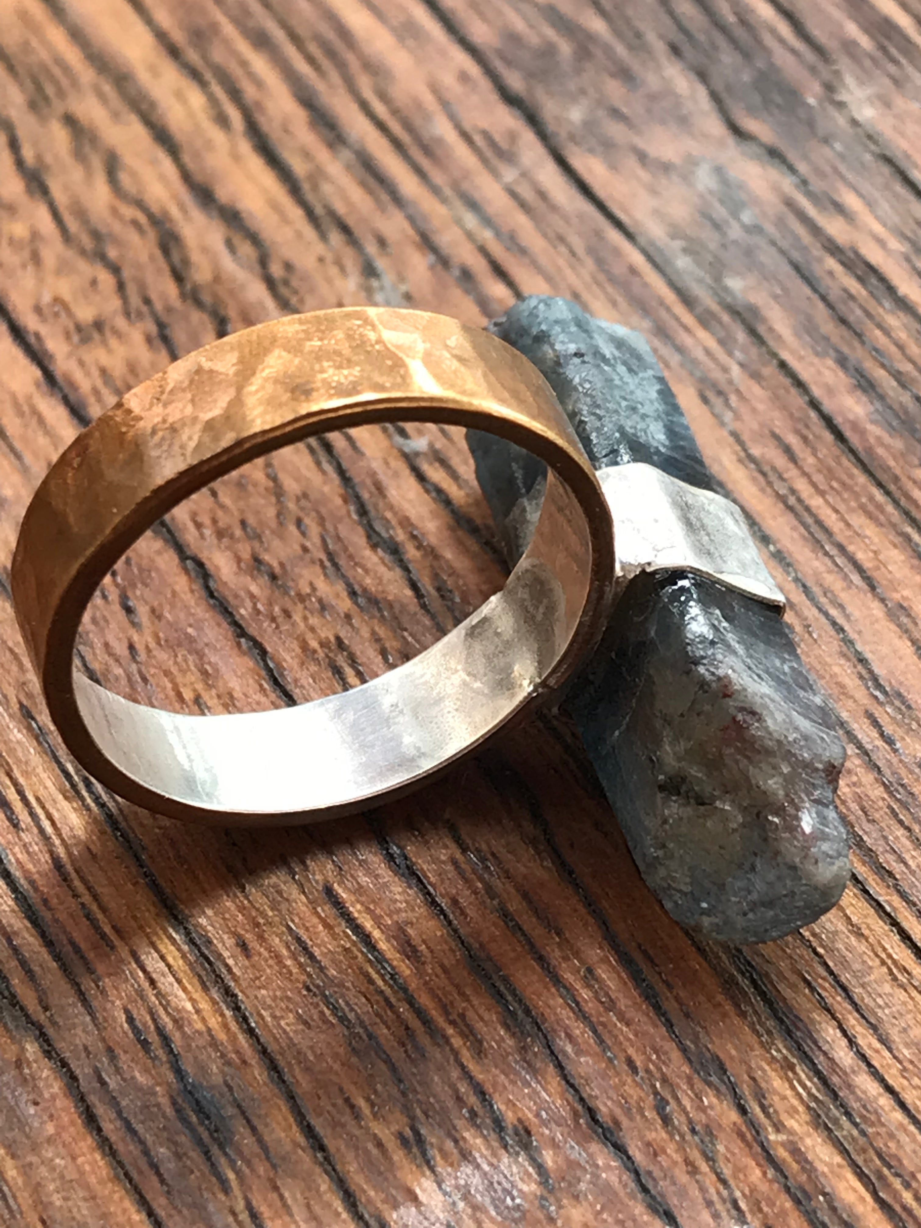 Black deals kyanite ring